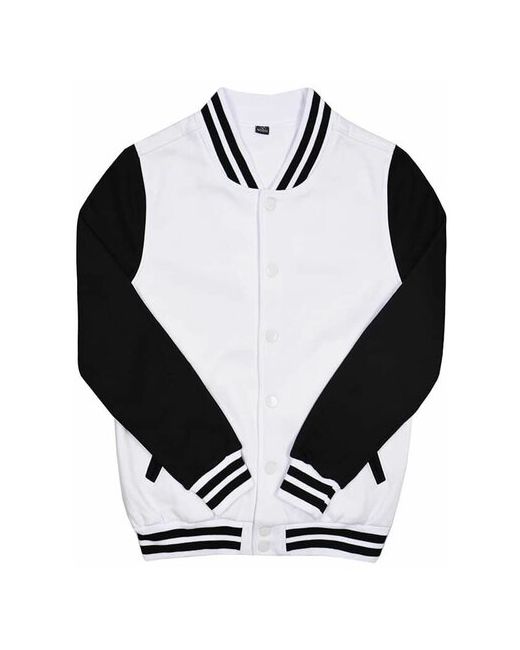Street Style Куртка бомбер Varsity Classic Jacket V 2 с чёрными рукавами XXL
