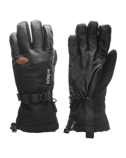 Bonus Gloves Перчатки сноубордические горнолыжные classic black размер S/M