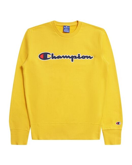 Champion Толстовка Satin Script Logo Cotton Terry Sweatshirt XS