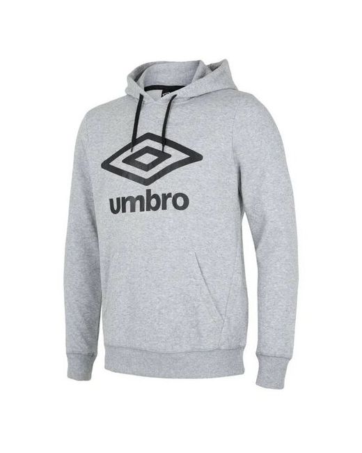 Umbro Толстовка с капюшоном Fw Large Logo Hoodie 65944U-B43 размер XL серо-черный