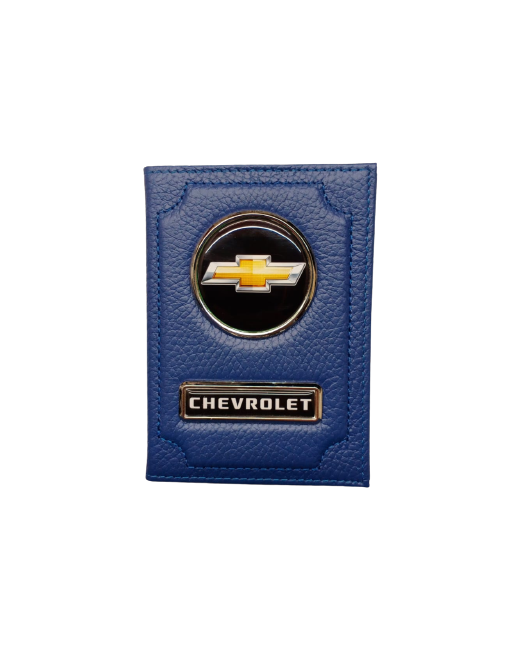 Chevrolet Обложка для автодокументов и паспорта шевроле кожаная флотер