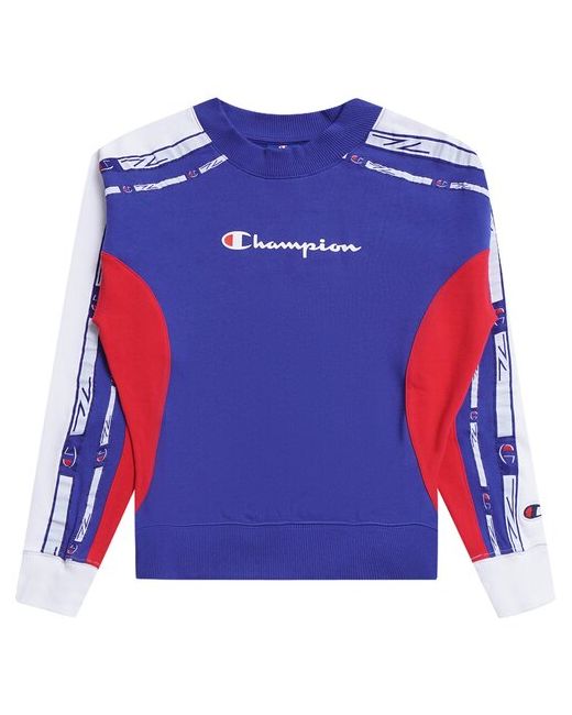Champion Толстовка Colour Block Jacquard Logo Tape Fleece Sweatshirt