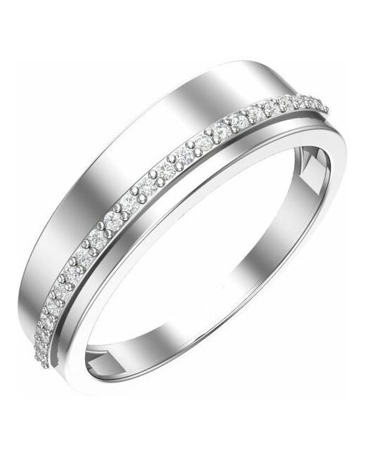 Pokrovsky Серебряное кольцо с бесцветными фианитами 0101541-00775 17
