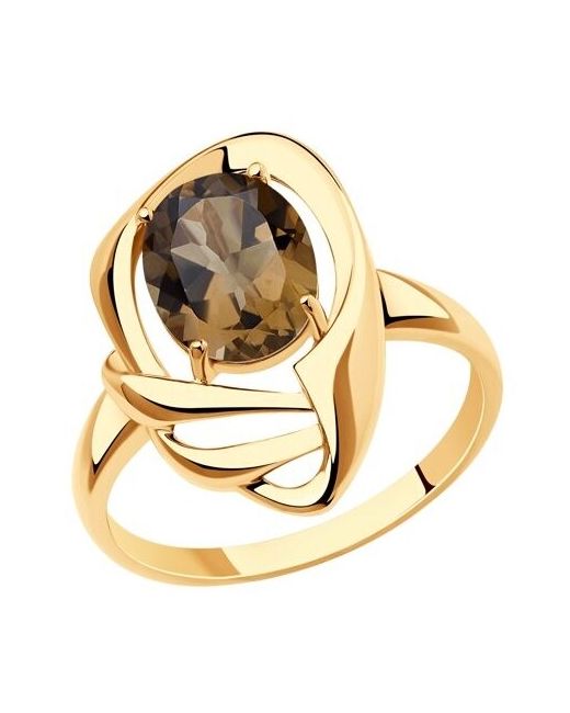 Diamant Кольцо из золота с раухтопазом 51-310-00930-1 18.5