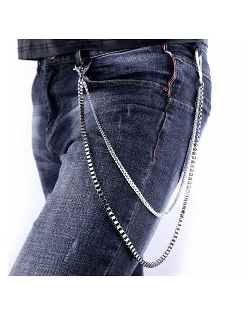Sk-777 Цепь на джинсы. с черепом стальная брюки Wallet chain Rock chain. Байк