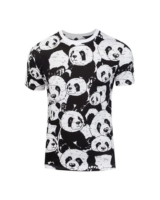 Maestro черная футболка с пандами