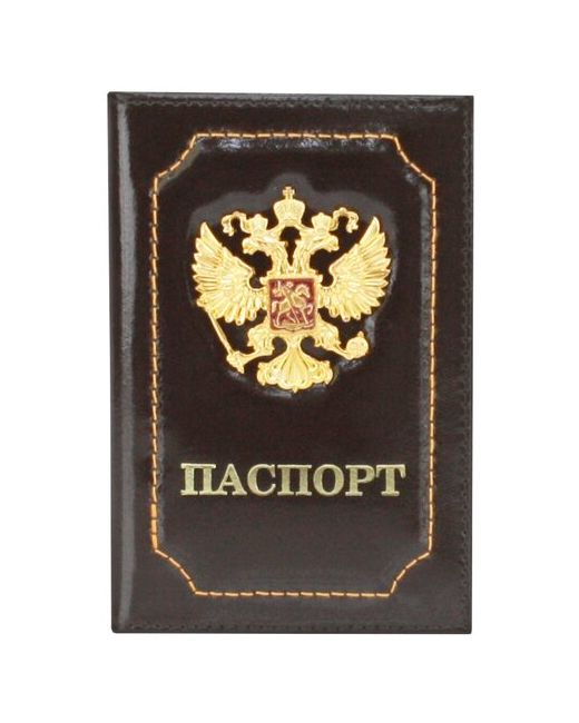 Adafman Обложка на паспорт для паспорта из натуральной кожи чехол с гербом