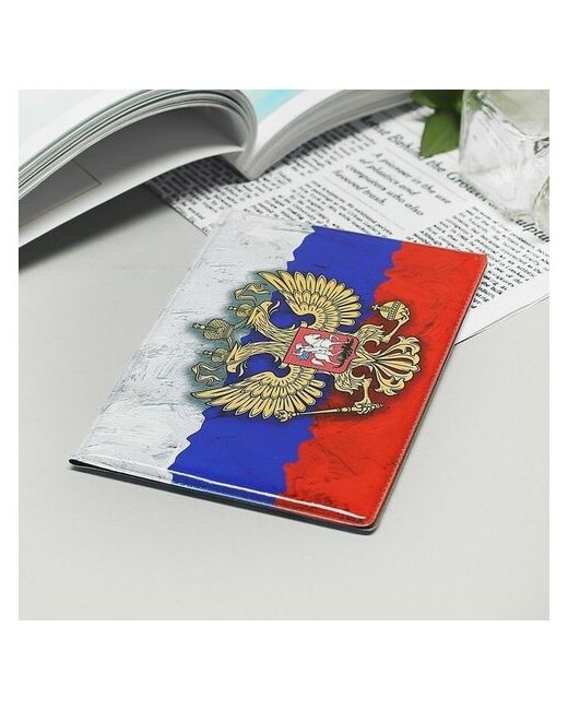 Nobrand Обложка на паспорт Российский герб с гимном