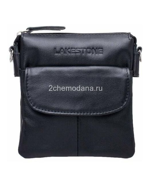 Lakestone Небольшая кожаная сумка через плечо Osborne Black 957054/BL