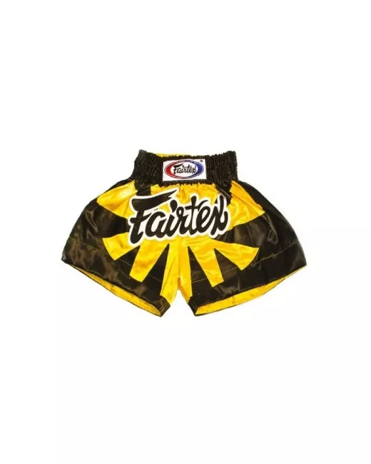 Fairtex Шорты для тайского бокса Tiger BS0614 Yellow S