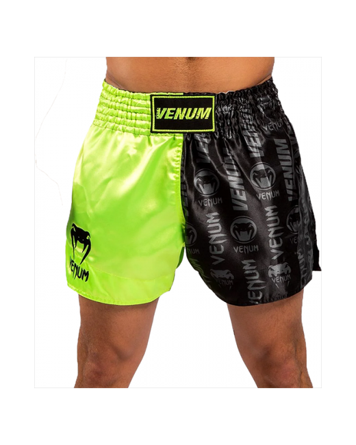 Venum Шорты для тайского бокса Logos Black/Yellow XL