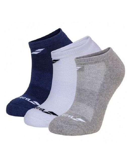 Babolat Носки спортивные Socks Junior Invisible x3 White/Blue/Gray 5JA1461-1033 31/34