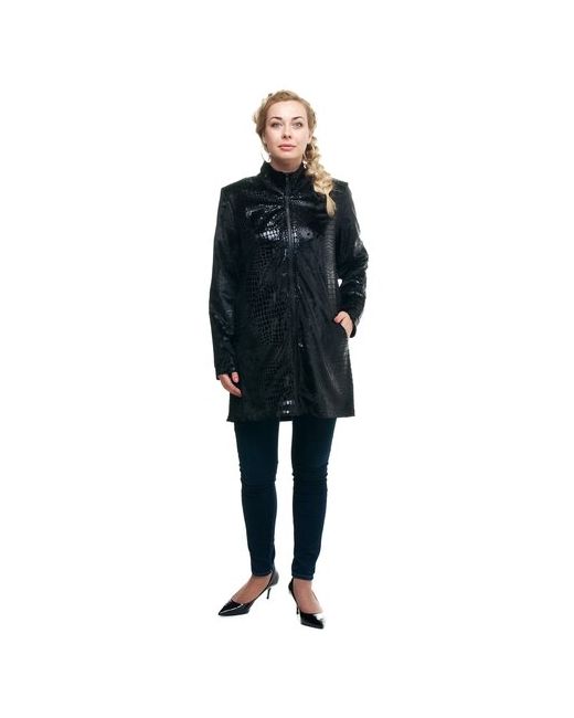 plus size OLS Куртка-ветровка удлиненная на подкладке с карманами водоотталкивающая летняя/демисезонная длинный рукав plus большие размеры OL/1717001/2-50