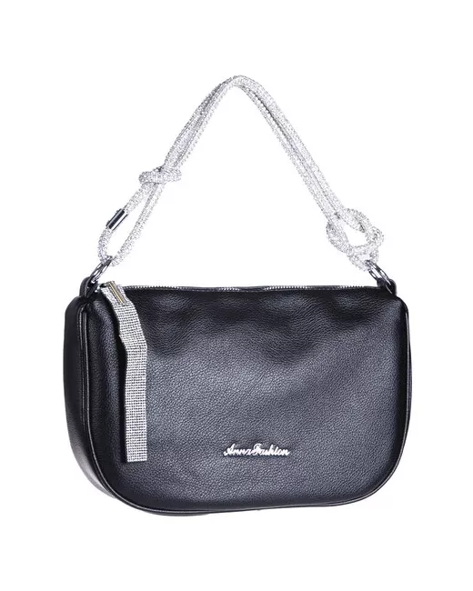 Anna Fashion Черная сумочка через плечо черная сумка саквояж маленькая недорогие маленькие
