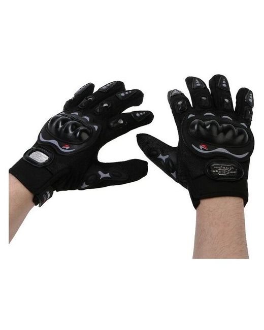 --- Перчатки для езды на мототехнике с защитными вставками пара размер L черные