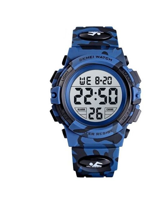 Skmei Часы наручные 1548 спортивные противоударные водонепроницаемые Dark Blue Camouflage