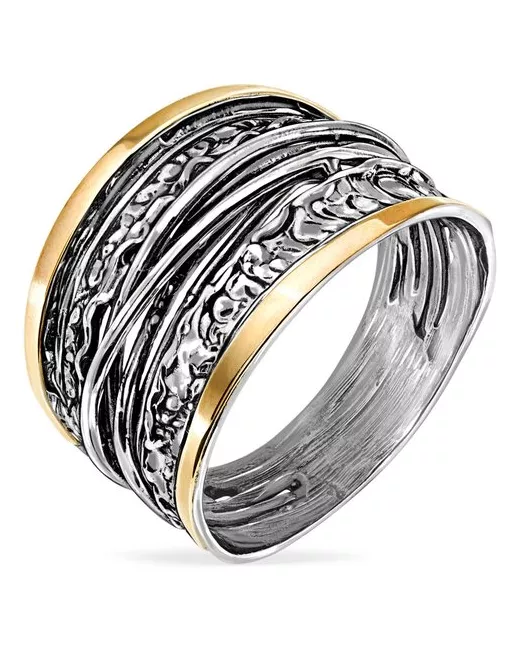 Eilat Серебряное кольцо Yaffo с золотом SAR269