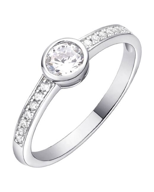 Fresh Серебряное кольцо с фианитом CZ-R00634-X-W-W-X-W