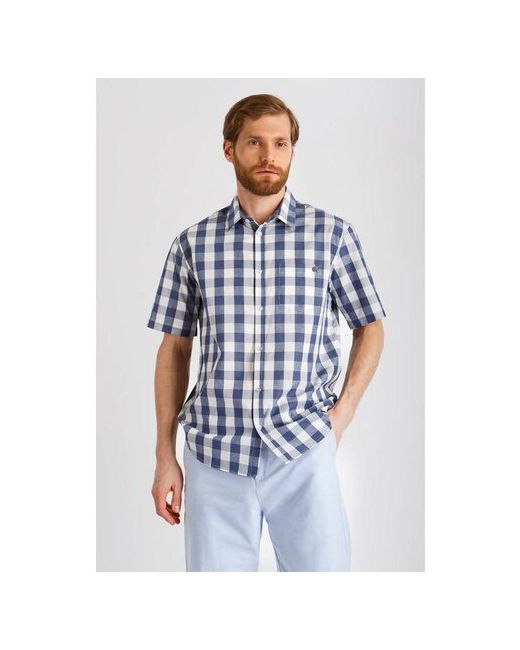 Baon Рубашка размер S BALTIC BLUE-WHITE CHECKED