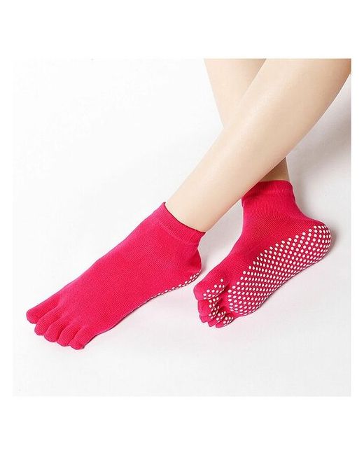 Yoga Socks Носки для йоги с раздельными пальцами нескользящие размер 35-42
