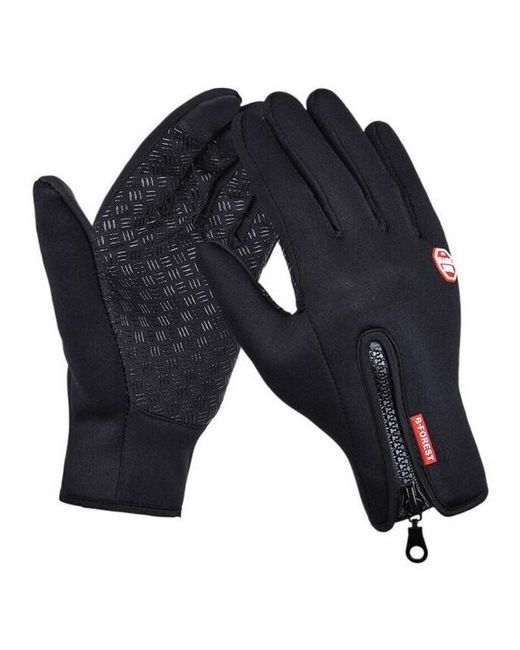 Grand Price Ветрозащитные полноразмерные перчатки для сенсорного экрана черные размер M