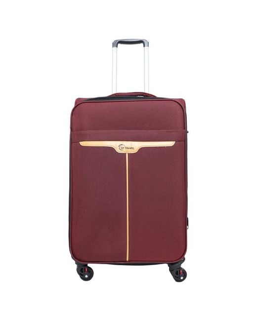 Cossroll Легкий тканевый чемодан большой 76см./110 л/водоотталкивающая ткань/съемные колеса 360