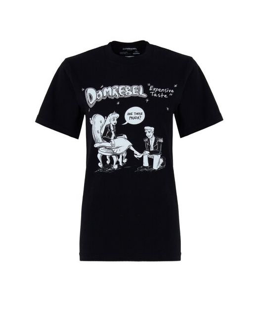 Dom Rebel футболка BOUGIE черныйпринт xs