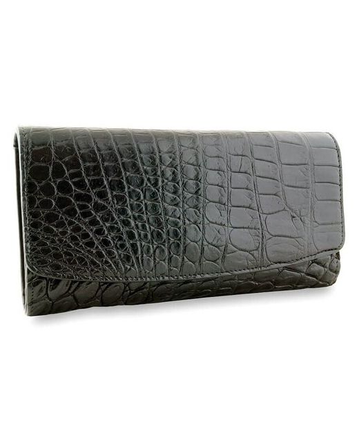 Exotic Leather Классический кошелек из гладкой кожи крокодила