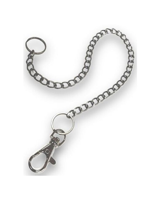 FijiStore Цепочка на джинсы брелок 35см кольцо для ключей карабин с карабином и кольцом