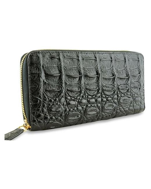 Exotic Leather Оригинальное портмоне-клатч из натуральной кожи крокодила