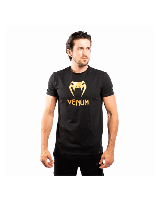 Venum Футболка Classic Black/Gold XXL