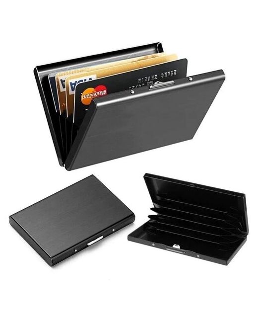 Universal-Sale Визитница для банковских карт футляр кредитных пластиковых карточек кардхолдер хром