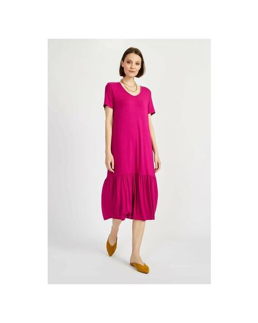Baon Платье Платье-футболка с оборкой размер XXL