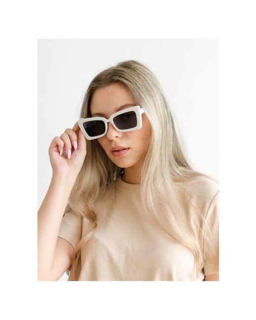 Arthur Bark солнцезащитные очки оправа трапеция 100 защита от ультрафиолета солнечные модные стильные