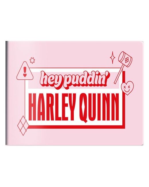 Эксмо Кардхолдер Harley Quinn в форме книжки 215х65 мм