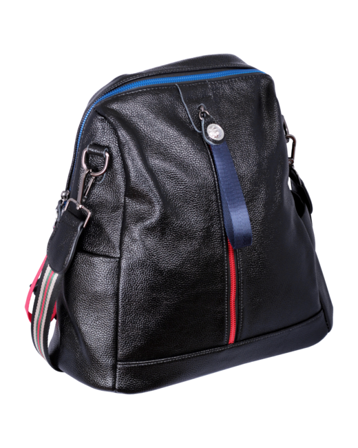 D2D рюкзак кожаный 8847-3 черный