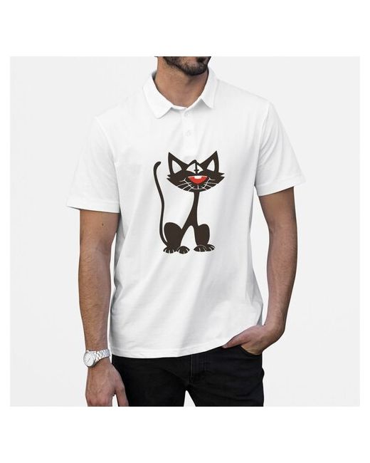 CoolPodarok Рубашка поло кот