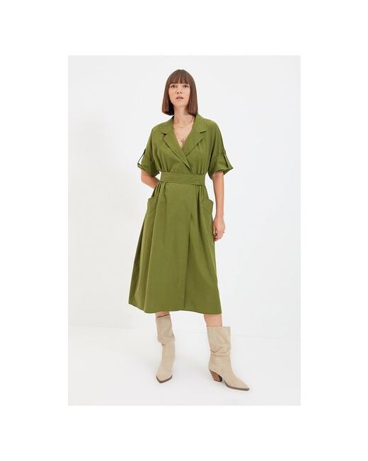 Trendyol Платье размер 36 зеленый