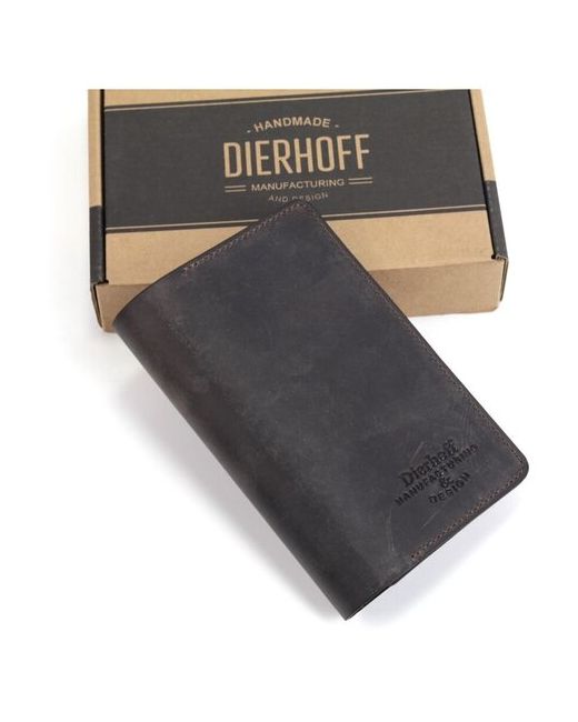 Dierhoff Мужская кожаная обложка для паспорта Д 6011-902