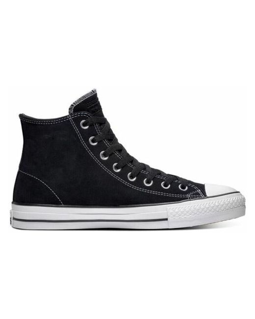 Converse Кеды Ctas Pro Hi Black/Black/White 159573 кожаные черные 41