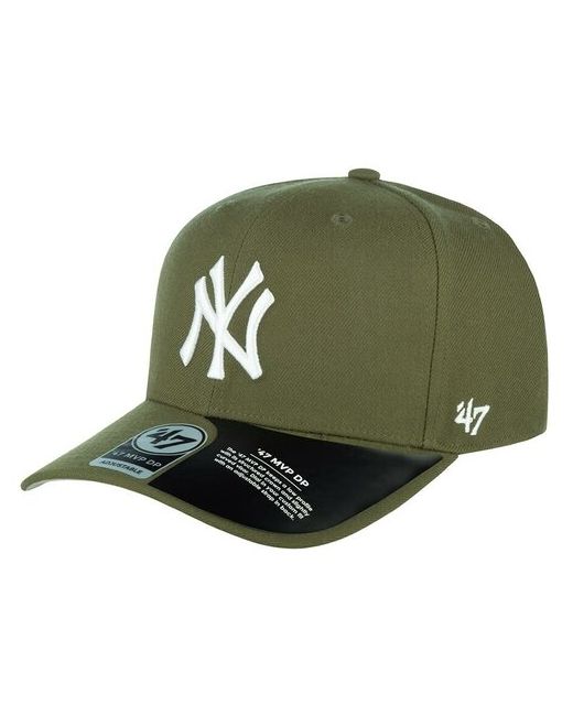 '47 Brand Бейсболка 47 BRAND арт. B-CLZOE17WBP New York Yankees MLB оливковый размер UNI