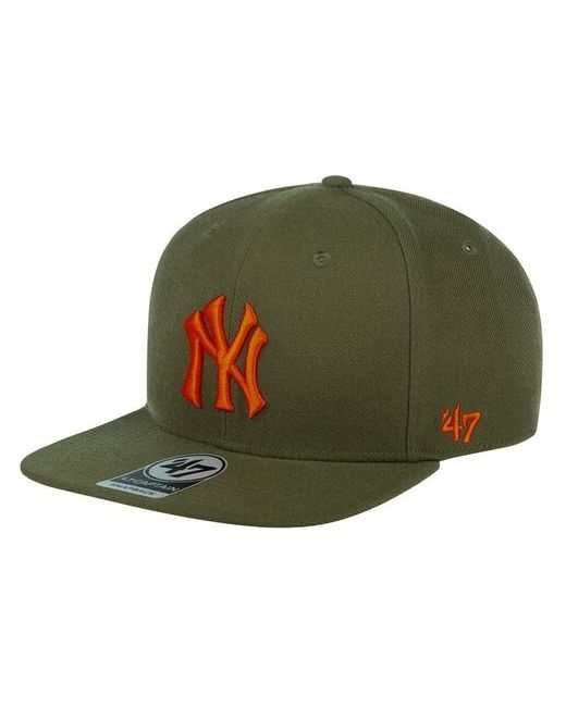 '47 Brand Бейсболка 47 BRAND арт. B-NSHOT17WBP New York Yankees MLB оливковый размер UNI