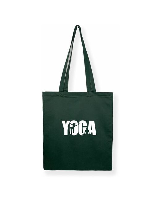 Gerasim сумка-шоппер YOGA white Оливковый 42х37 см шопер тканевый с рисунком авоська