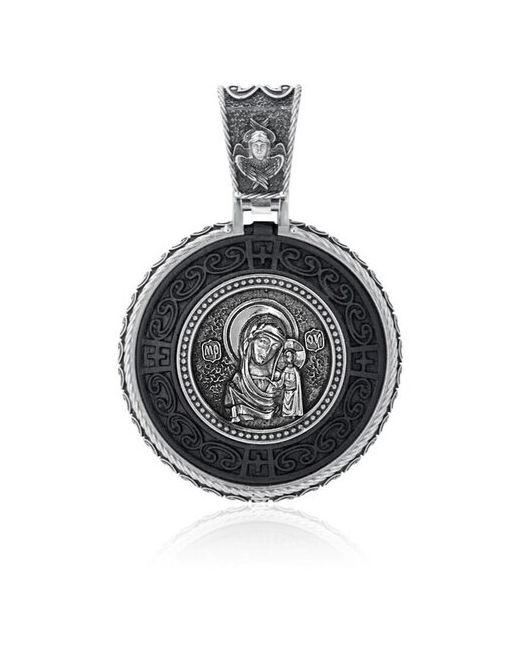 Даръ Образок Подвеска образ из серебра Божия Матерь Казанская 95810