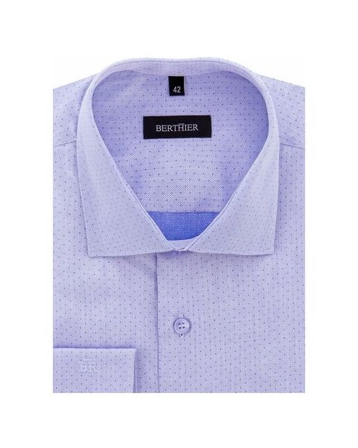 Berthier Рубашка длинный рукав BRISTOL109233/Fit-M0 Полуприталенный силуэт Regular fit рост 174-184 размер ворота 42
