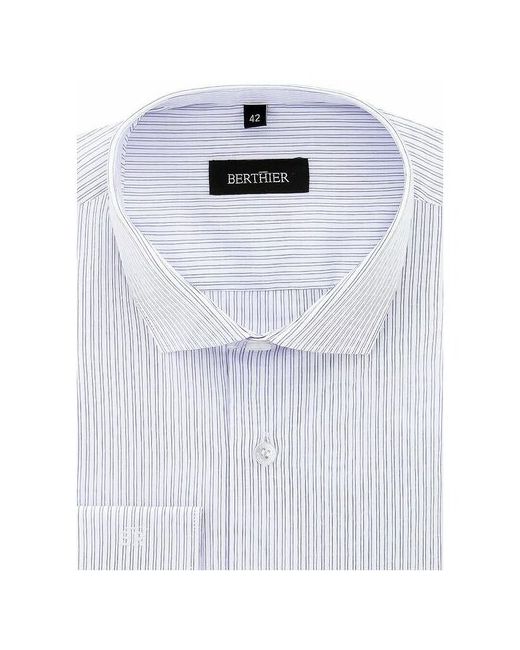 Berthier Рубашка длинный рукав BRISTOL133561/Fit-R0 Полуприталенный силуэт Regular fit рост 174-184 размер ворота 43