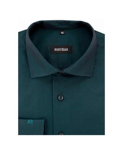Berthier Рубашка длинный рукав MERKUR-25044 Fit-M0 Полуприталенный силуэт Regular fit рост 174-184 размер ворота 45