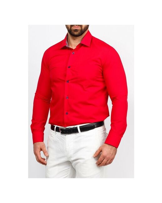 Casino Рубашка длинный рукав c630/15/red/CZR/1 Полуприталенный силуэт Regular fit рост 174-184 размер ворота 41
