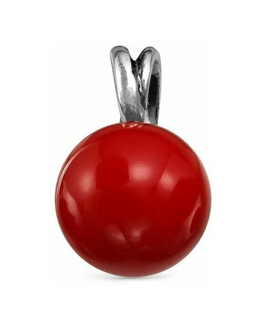 ЗАО "Красная Пресня" Подвеска шарик с красным стеклом бижутерия А5468304Р