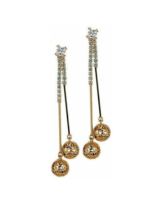 Xuping Jewelry Серьги длинные висячие под золото бижутерия Xuping